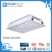 Surface Mounted 160W LED Recessed Light for Gas Station Lighting